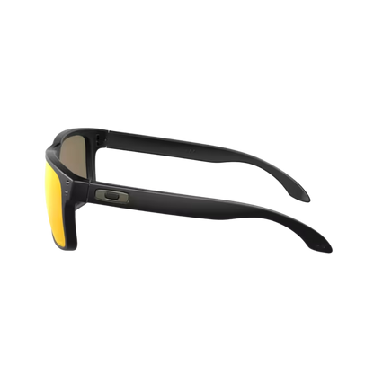 Oakley Unisex Holbrook Matte Prizm Ruby Black Sunglasses