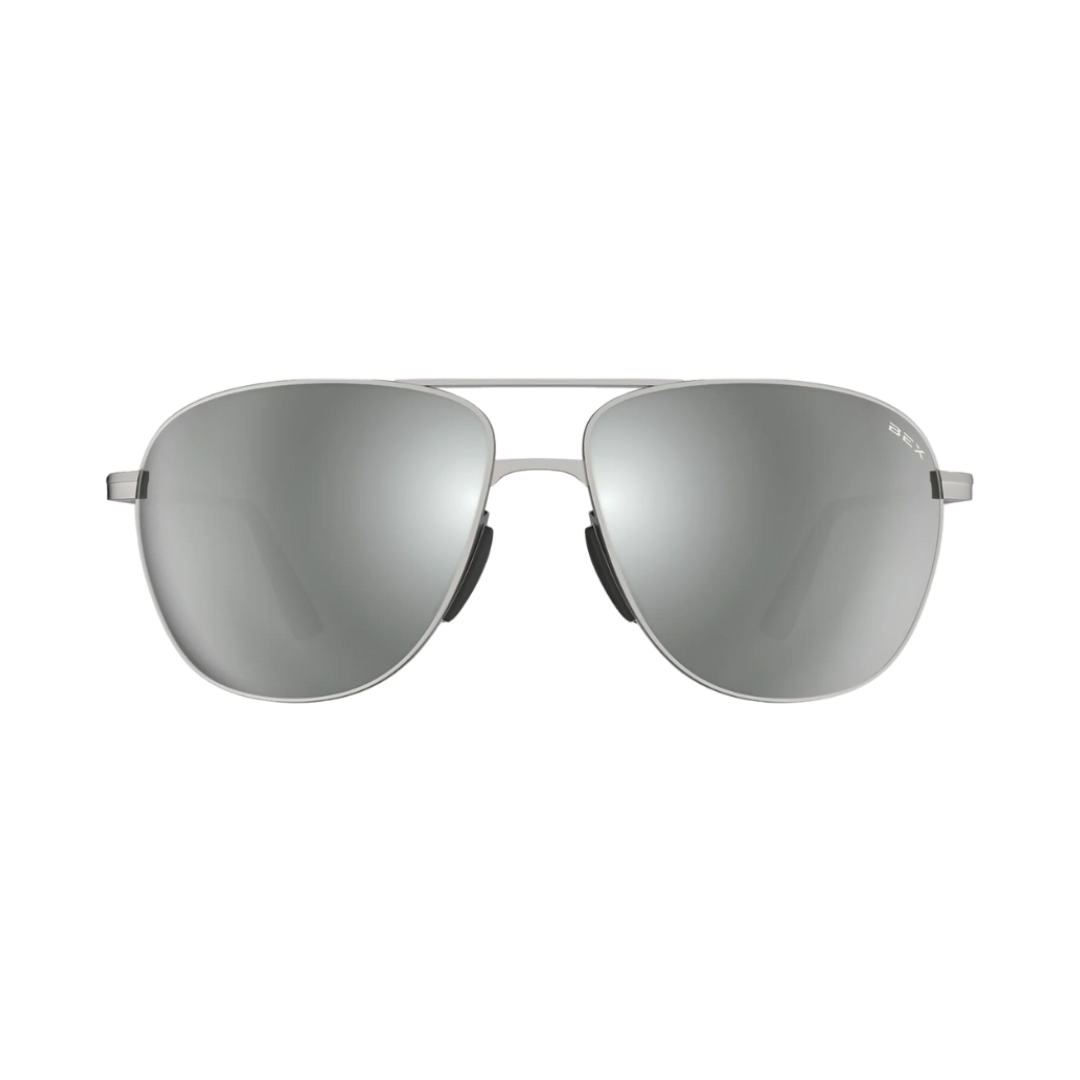 Bex Nova Matte Silver Gray Glasses