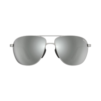 Bex Nova Matte Silver Gray Glasses