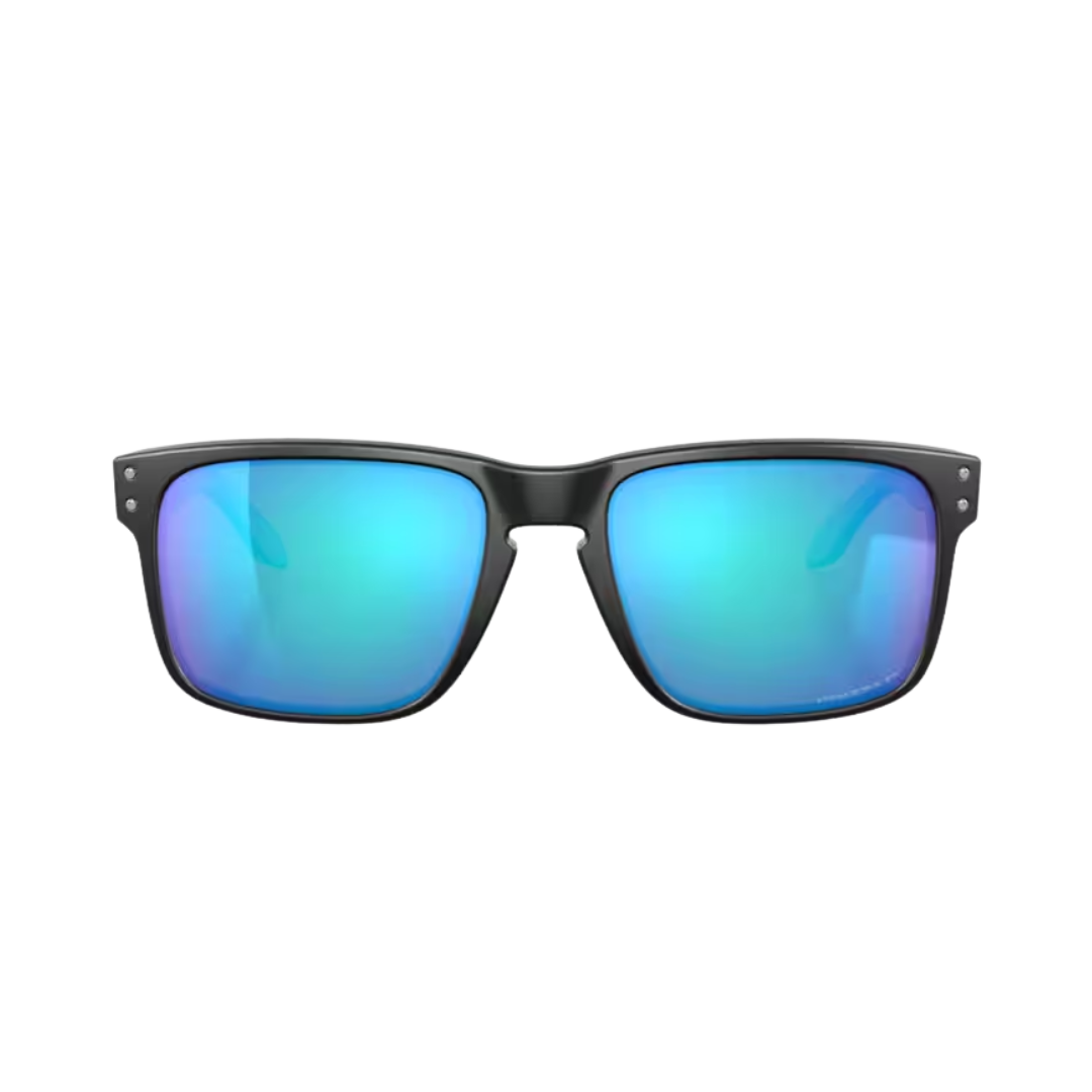 Oakley Unisex Holbrook Prizm Sapphire Polarized Matte Black Sunglasses