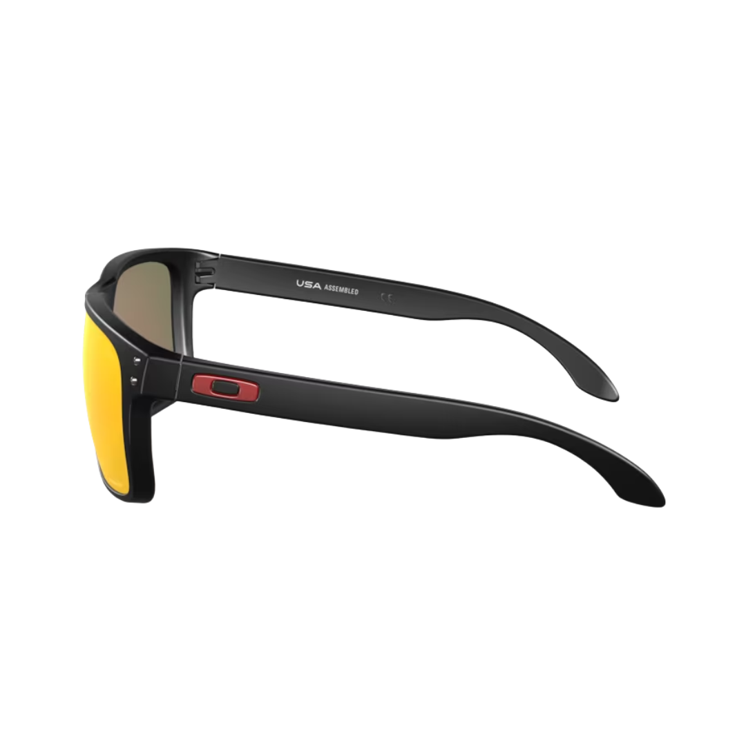 Oakley Unisex Holbrook XL Prizm Ruby Matte Black Sunglasses