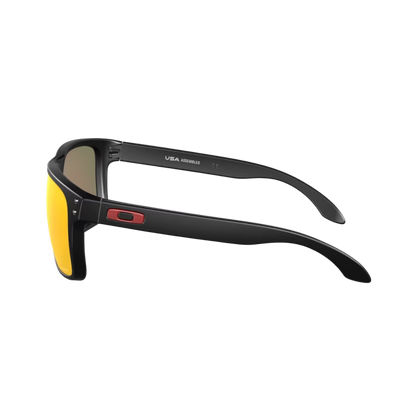 Oakley Unisex Holbrook XL Prizm Ruby Matte Black Sunglasses