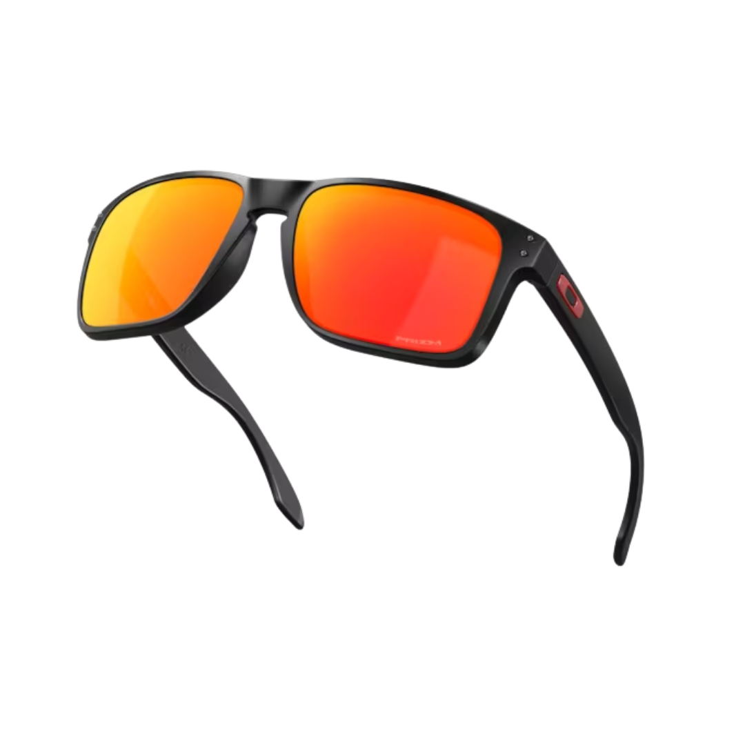 Oakley Unisex Holbrook XL Prizm Ruby Matte Black Sunglasses