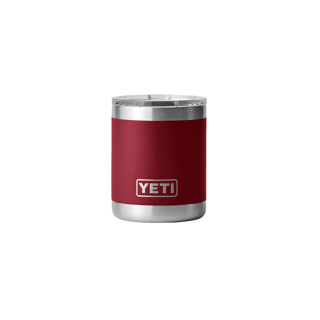 Yeti Unisex Rambler 10 oz Magslider Lid Harvest Red Lowball