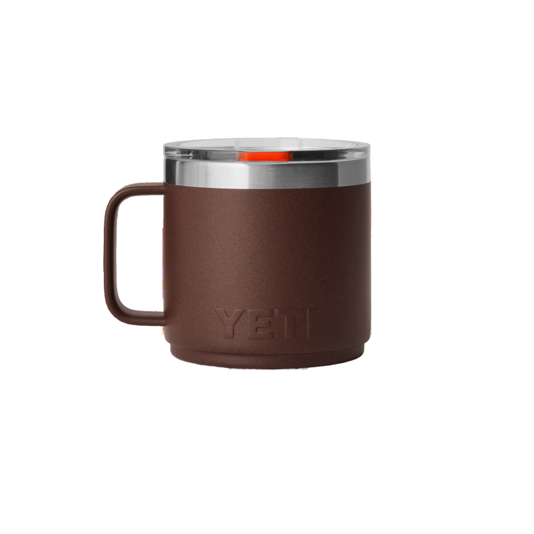Yeti Rambler 14oz Wetlands Brown Stackable Mug