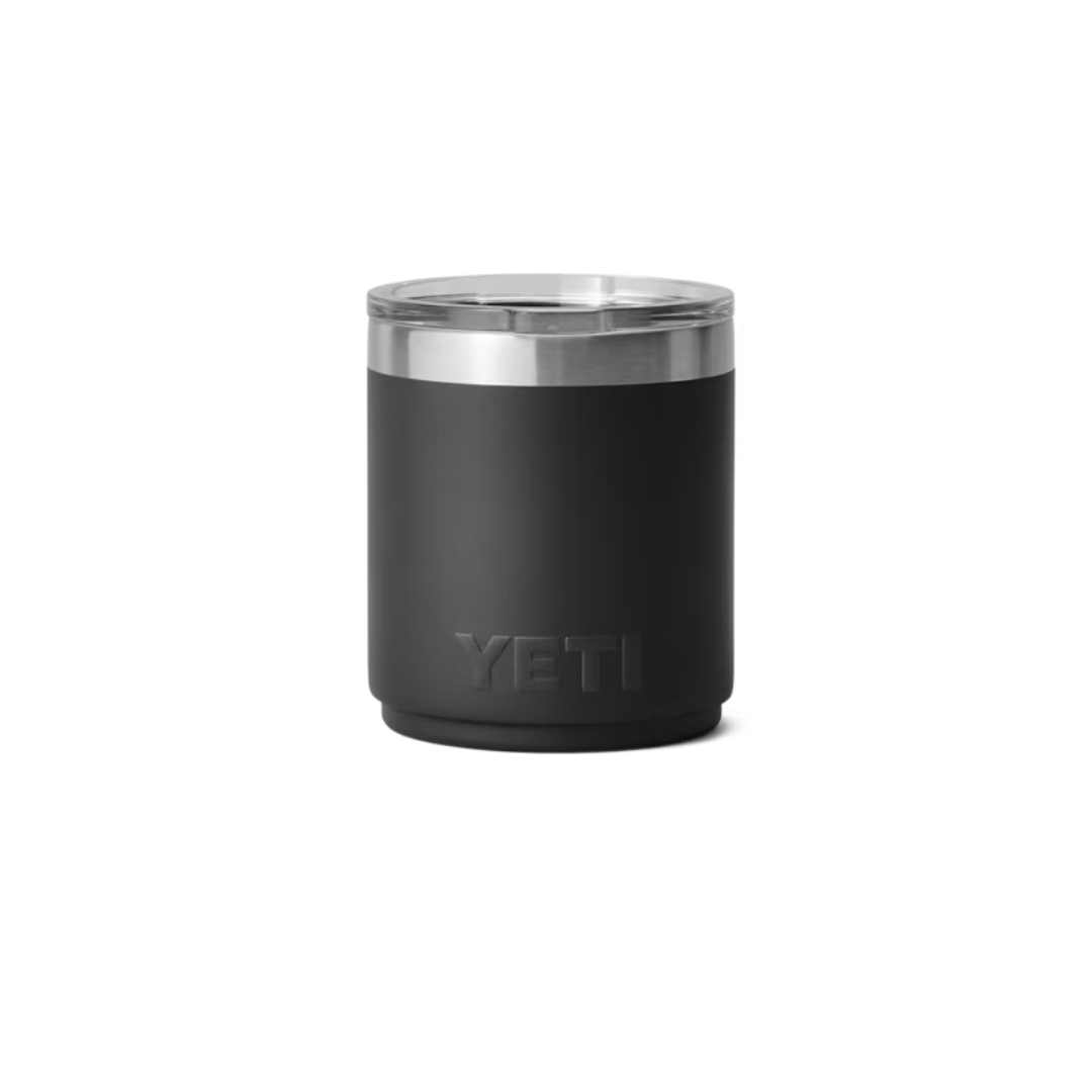 Yeti Unisex Rambler 10oz Stackable Black Lowball