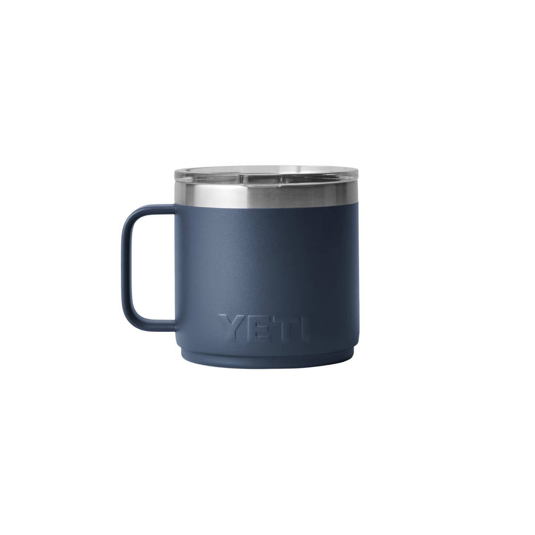Yeti Unisex Rambler 14oz Stackable Navy Mug