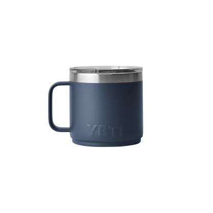 Yeti Unisex Rambler 14oz Stackable Navy Mug