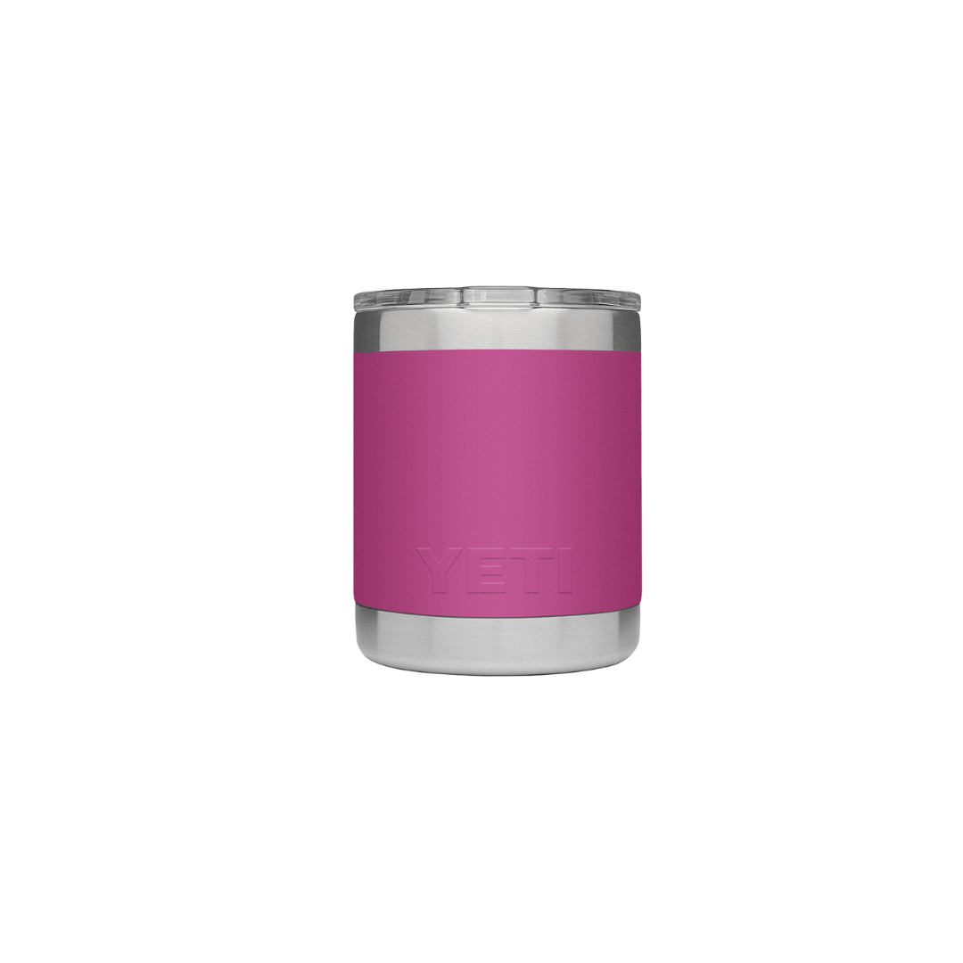 Yeti Rambler 10 oz Magslider Lid Prickly Pear Pink Lowball