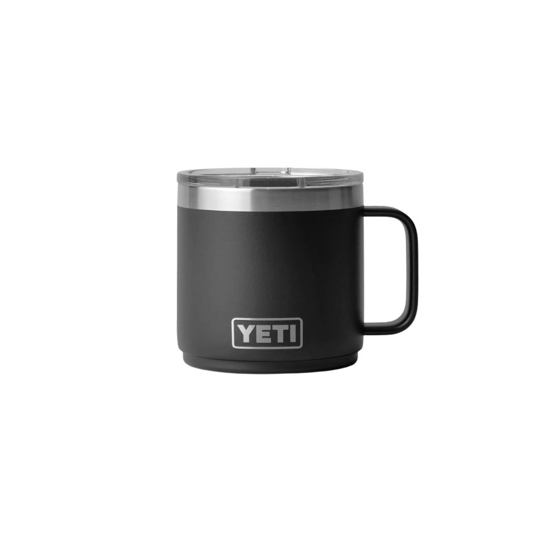Yeti Unisex Rambler 14oz Stackable Black Mug