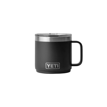 Yeti Unisex Rambler 14oz Stackable Black Mug