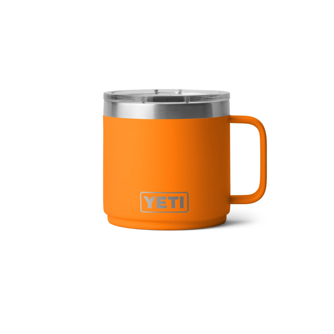 Yeti Rambler 14oz King Crab Orange Stackable Mug