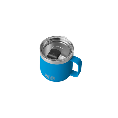 Yeti Rambler 14oz Stackable Big Wave Blue Mug - Big &amp; Tall