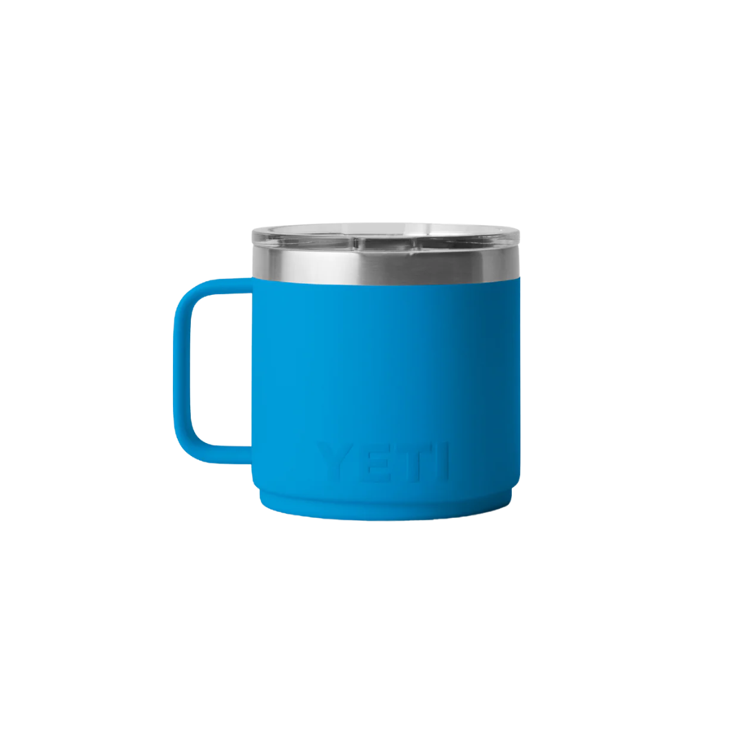 Yeti Rambler 14oz Stackable Big Wave Blue Mug - Big & Tall