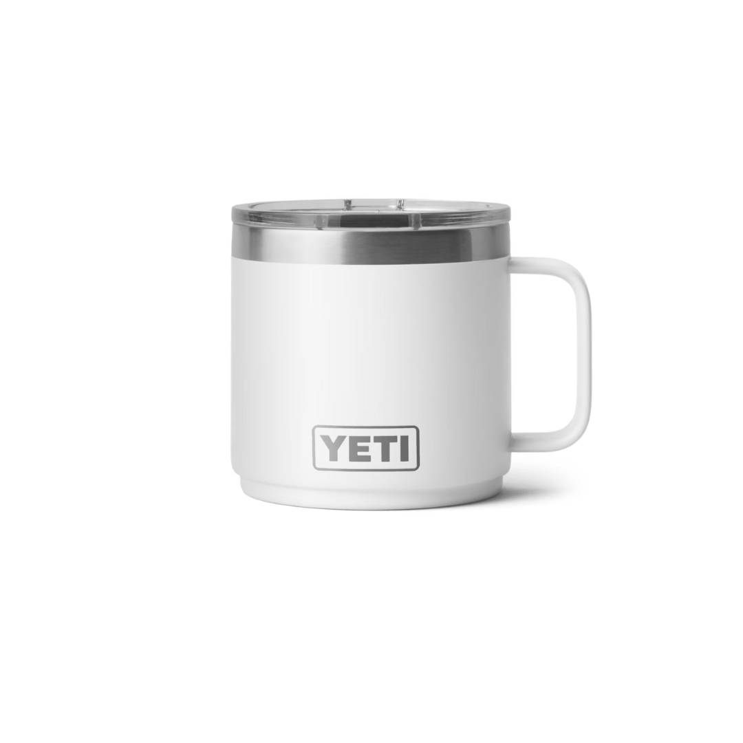 Yeti Rambler 14oz Stackable White Mug