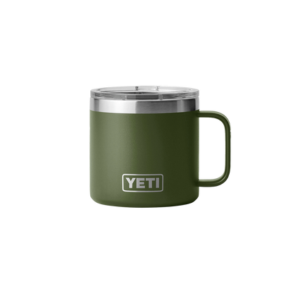 Yeti Unisex Rambler 14 oz Magslider Lid Highlands Olive Mug