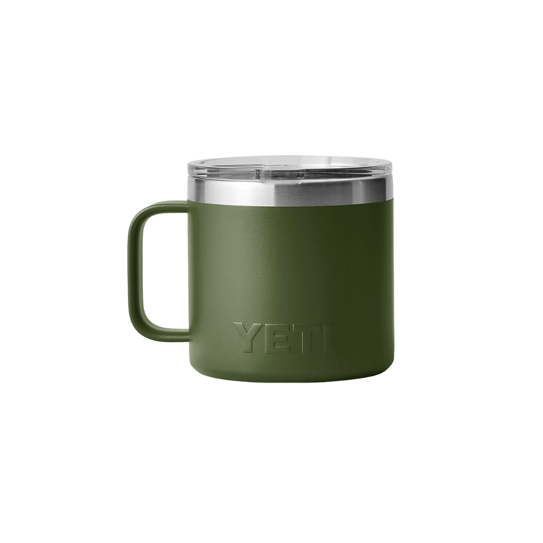 Yeti Unisex Rambler 14 oz Magslider Lid Highlands Olive Mug