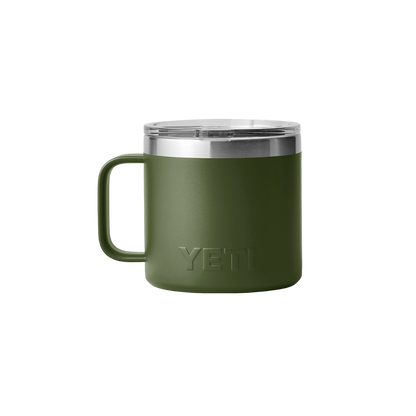Yeti Unisex Rambler 14 oz Magslider Lid Highlands Olive Mug