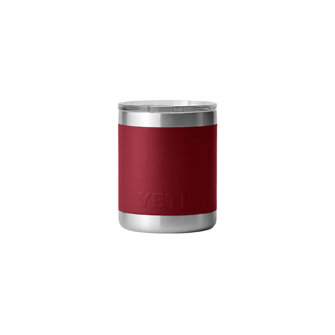 Yeti Unisex Rambler 10 oz Magslider Lid Harvest Red Lowball