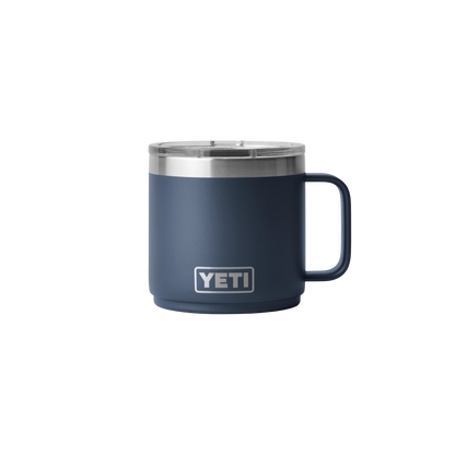 Yeti Unisex Rambler 14oz Stackable Navy Mug