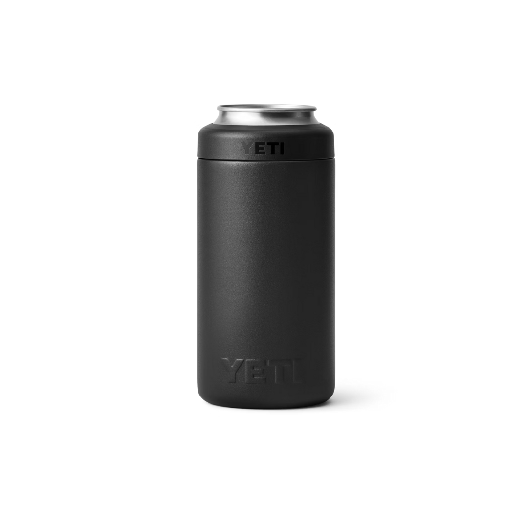 Yeti Rambler 16oz Tall Black Can Cooler