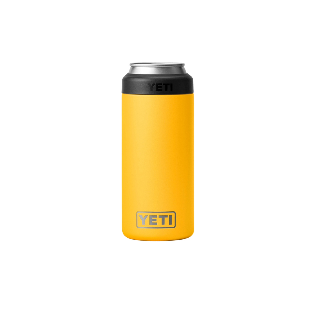 Yeti Rambler 12oz Alpine Yellow Slim Can Cooler