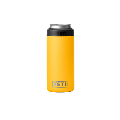 Yeti Rambler 12oz Alpine Yellow Slim Can Cooler