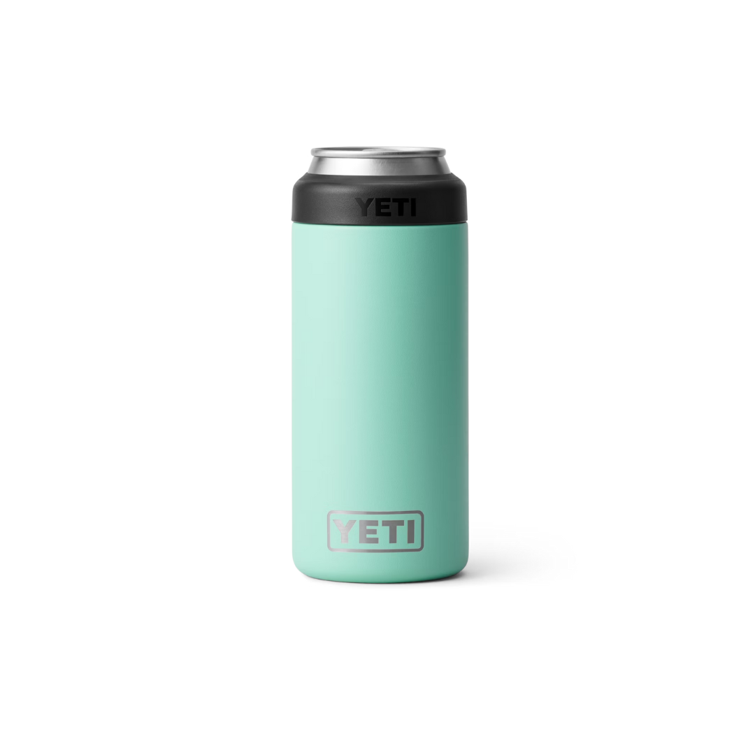 Yeti Rambler 12oz Seafoam Slim Can Cooler