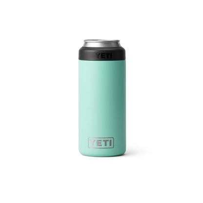 Yeti Rambler 12oz Seafoam Slim Can Cooler