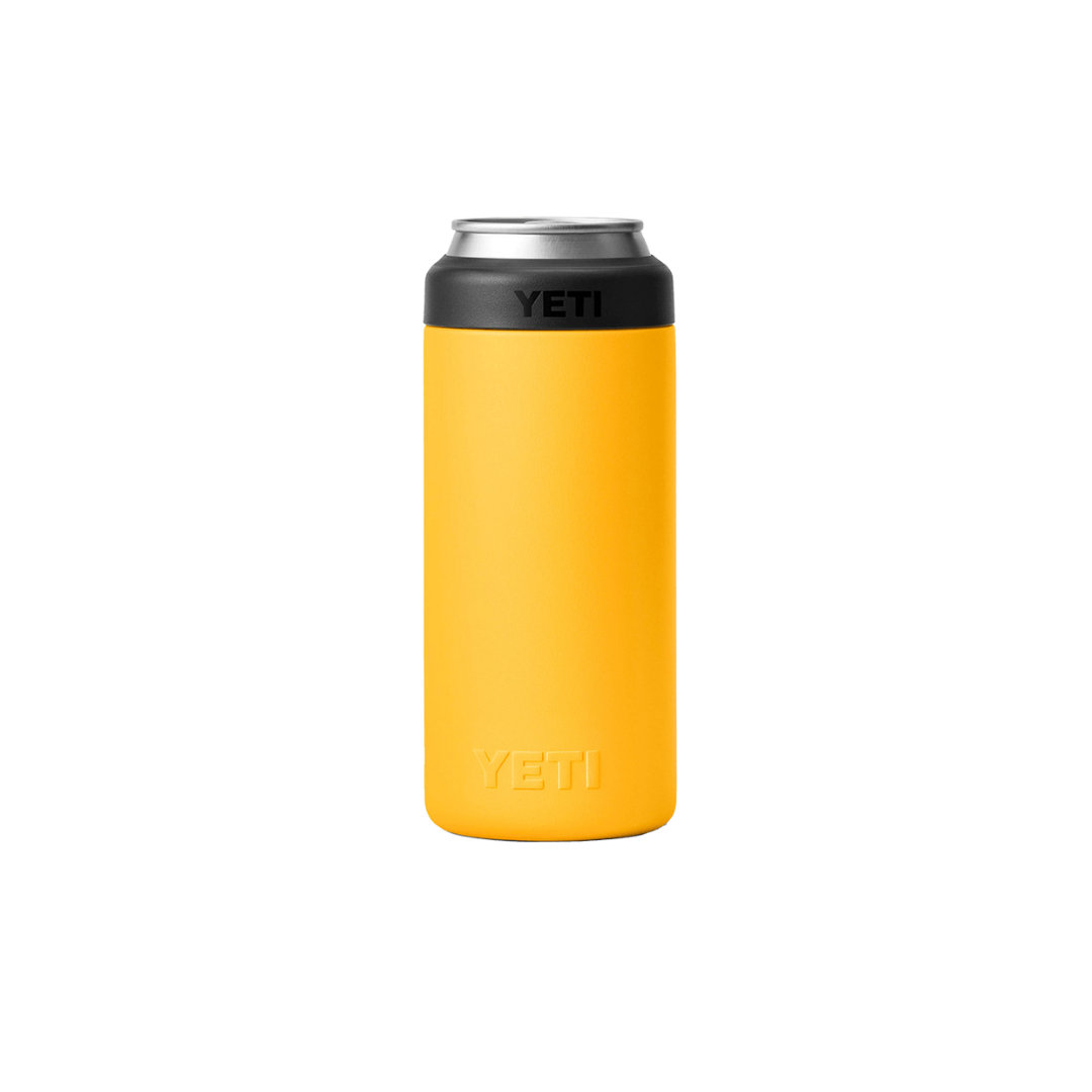 Yeti Rambler 12oz Alpine Yellow Slim Can Cooler