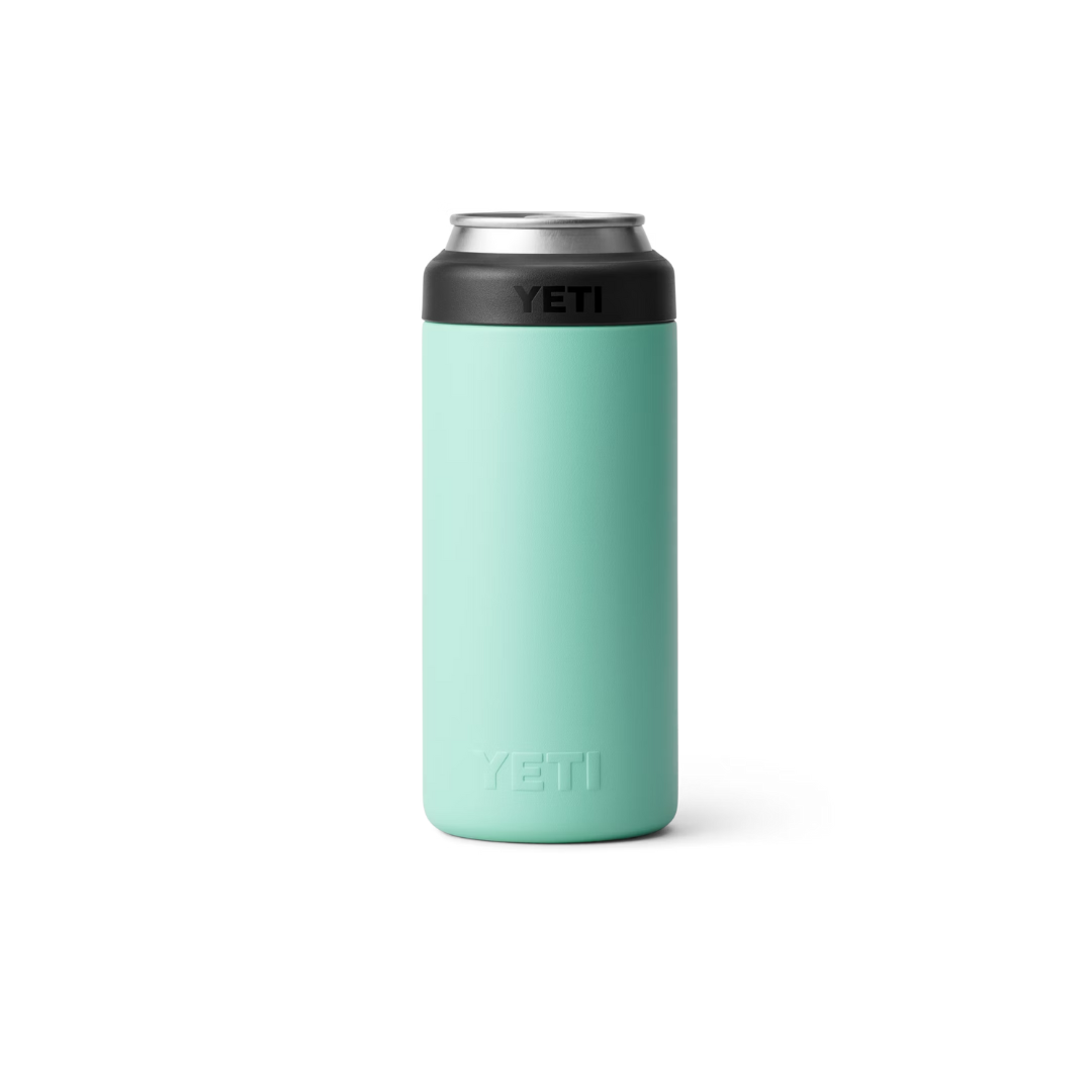 Yeti Rambler 12oz Seafoam Slim Can Cooler