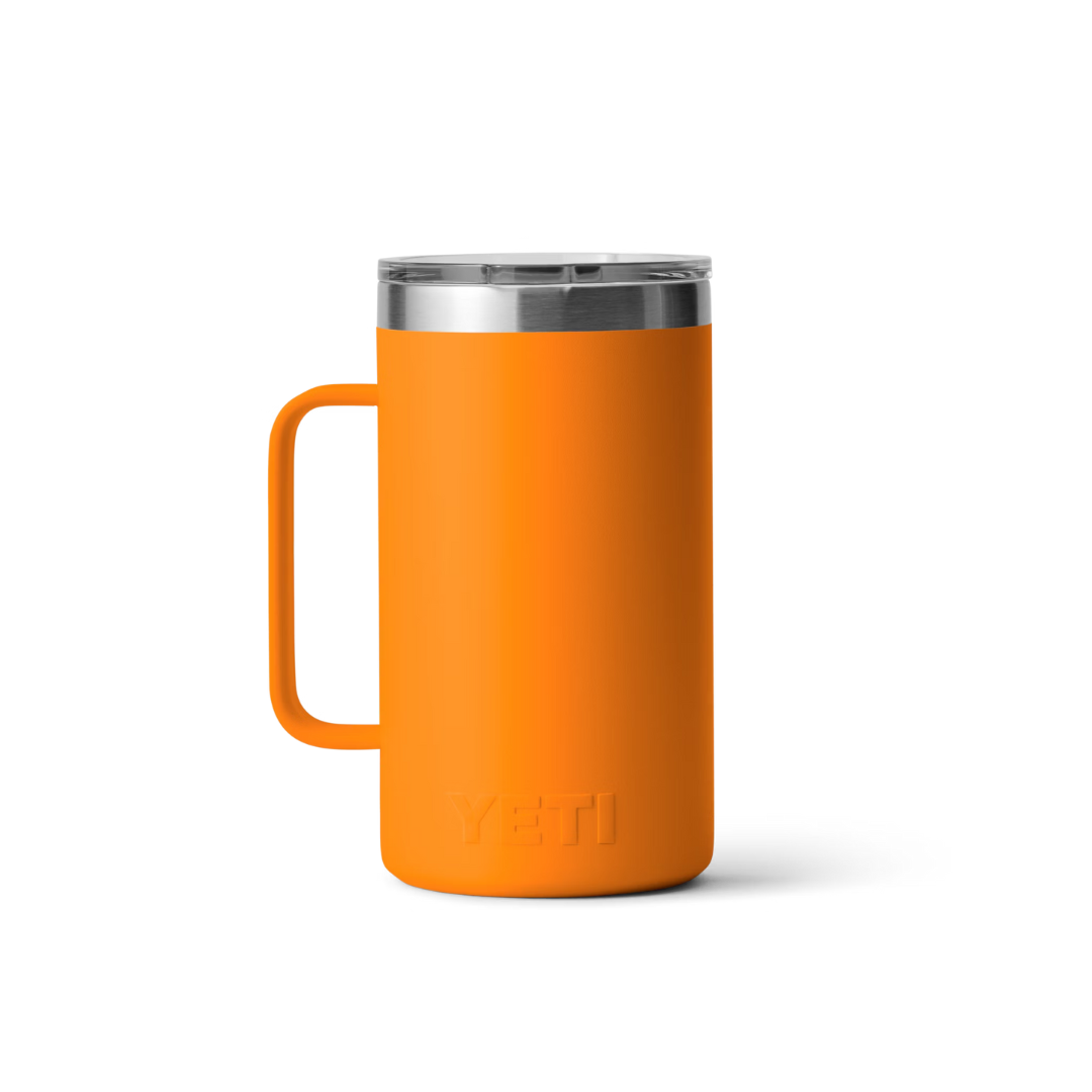 Yeti Rambler 24oz Orange King Crab Orange Mug