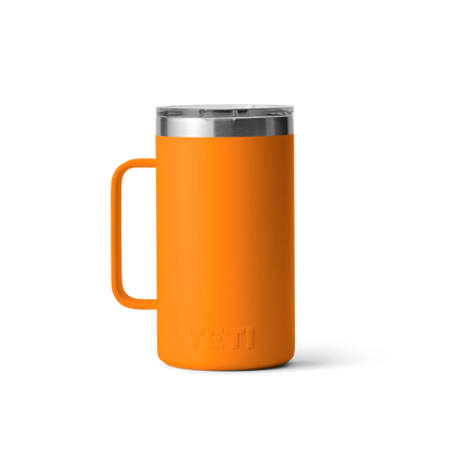 Yeti Rambler 24oz Orange King Crab Orange Mug