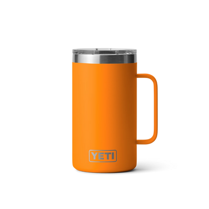 Yeti Rambler 24oz Orange King Crab Orange Mug