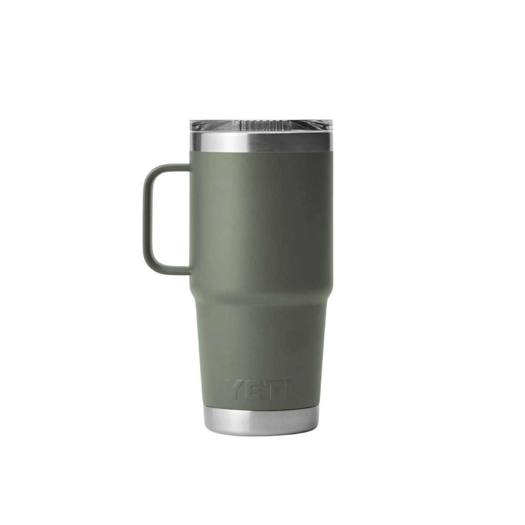 Yeti Rambler 20oz Camp Green Travel Mug