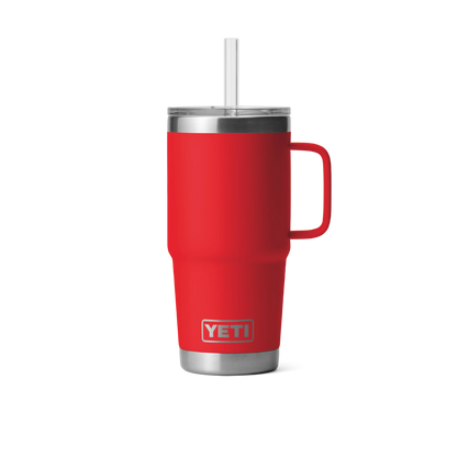 The Boot Jack: Yeti Rambler 25oz Straw Rescue Red Mug