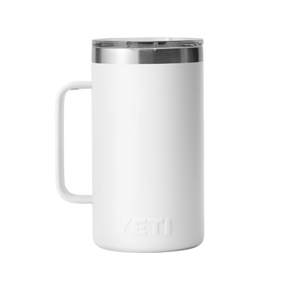 The Boot Jack Yeti Rambler 24oz White Mug: Style Meets Quality The Boot Jack Yeti Rambler 24oz White Mug: Style Meets Quality