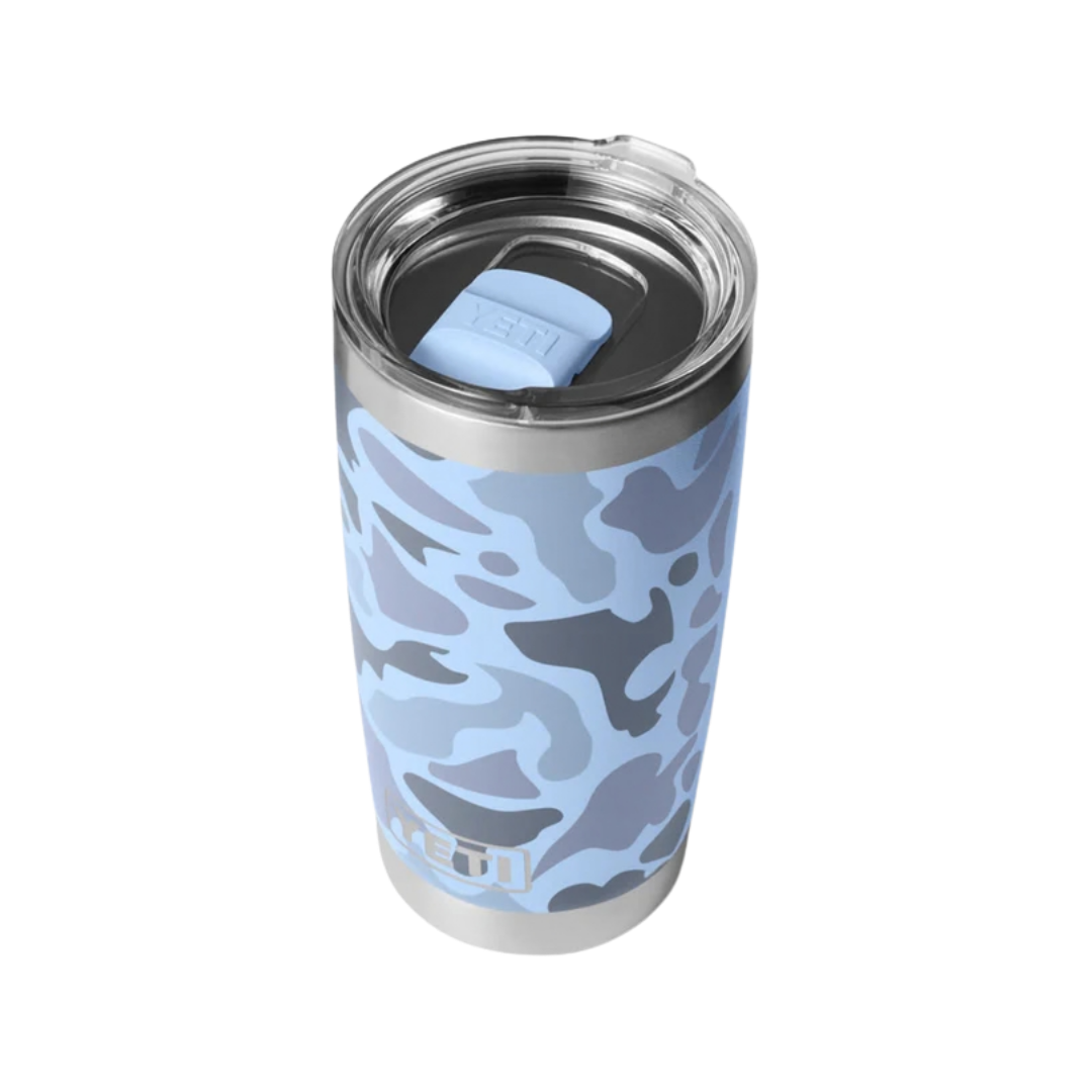 Yeti Rambler 20z Blue Camo Tumbler