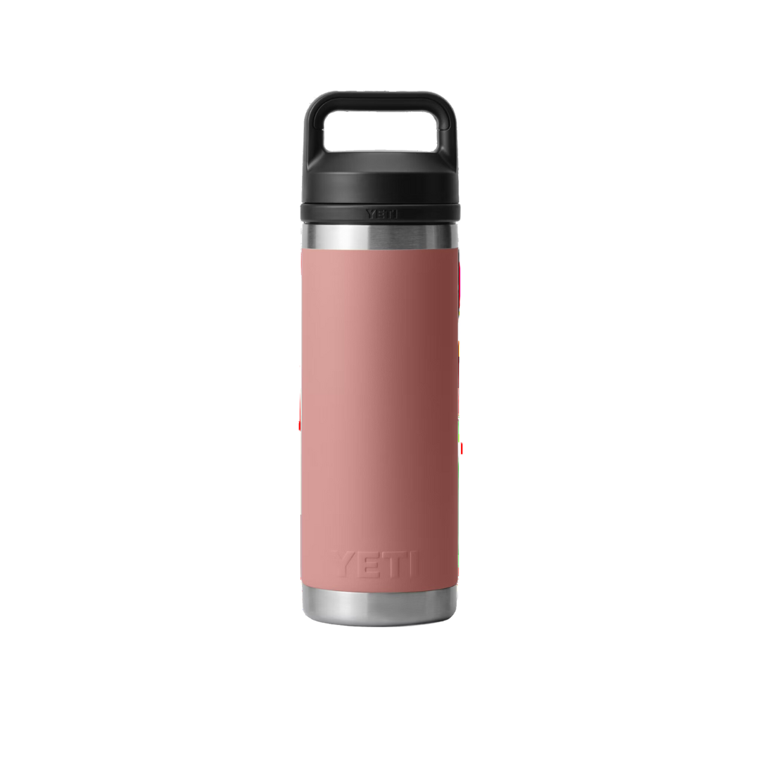 Yeti Rambler 18oz Sandstone Pink Water Bottle