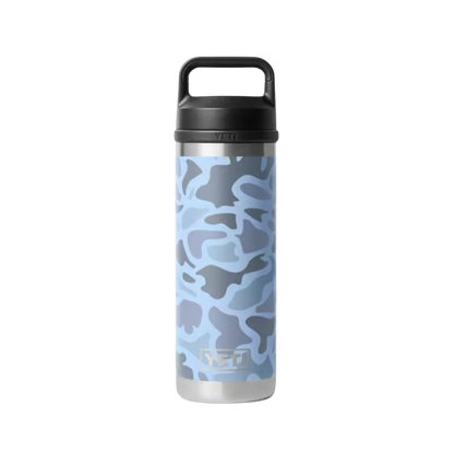 Yeti Rambler 18oz Blue Camo Chug Cap