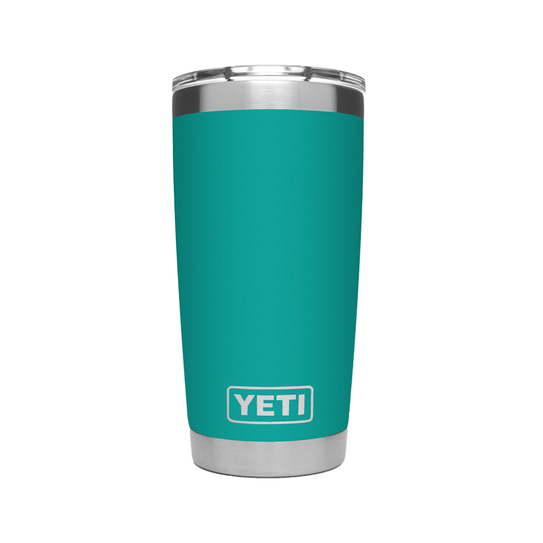 Yeti Rambler 20oz Stainless Steel Aquifer Blue Tumbler