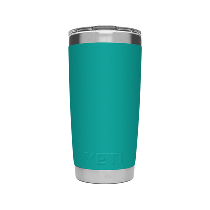 Yeti Rambler 20oz Stainless Steel Aquifer Blue Tumbler