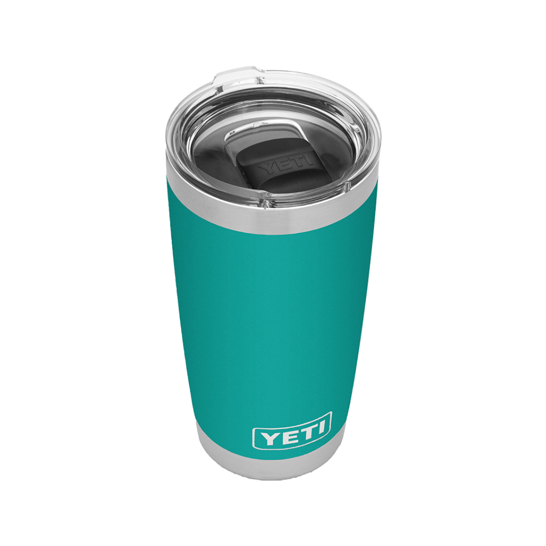 Yeti Rambler 20oz Stainless Steel Aquifer Blue Tumbler