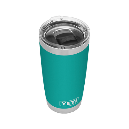 Yeti Rambler 20oz Stainless Steel Aquifer Blue Tumbler