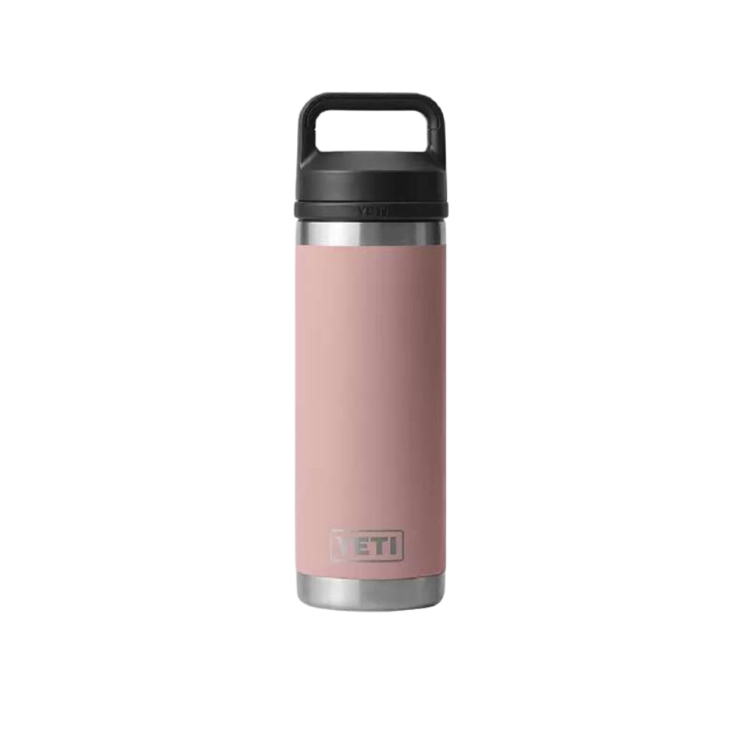 Yeti Rambler 18oz Sandstone Pink Water Bottle