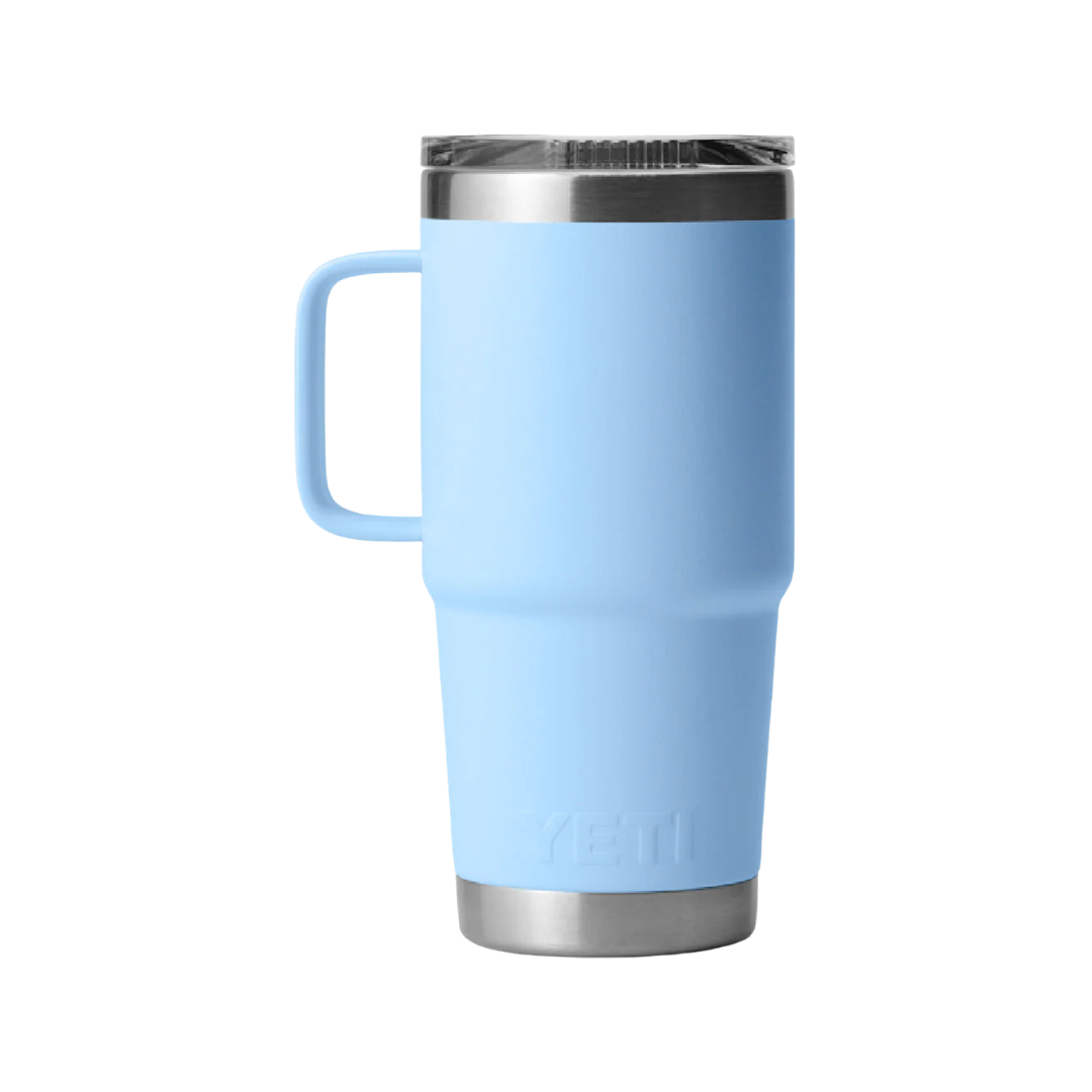 Yeti Rambler 20oz Big Sky Blue Travel Mug