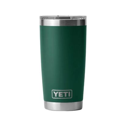 Yeti Rambler 20 oz Insulated Black Forest Green Tumbler