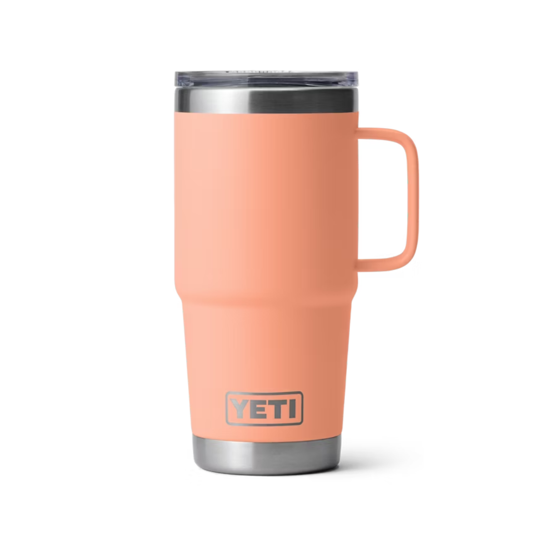 Yeti Rambler 20 Oz Stronghold Lowcountry Peach Travel Mug