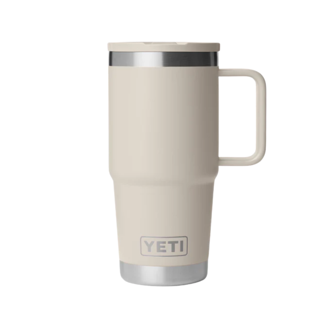 Yeti Rambler 20 Oz Travel Cape Taupe Straw Mug