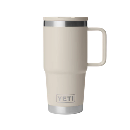 Yeti Rambler 20 Oz Travel Cape Taupe Straw Mug